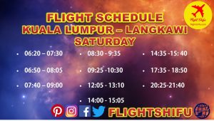 AirAsia Malaysia Flight Schedule Kuala Lumpur To Langkawi On Saturday