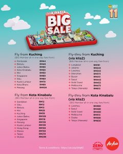 AirAsia BIG Sale Fly From Kuching